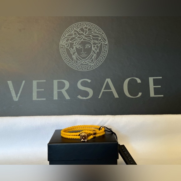 Versace Medusa Braided Bracelet NEW (AUTHENTIC) - Picture 11 of 16